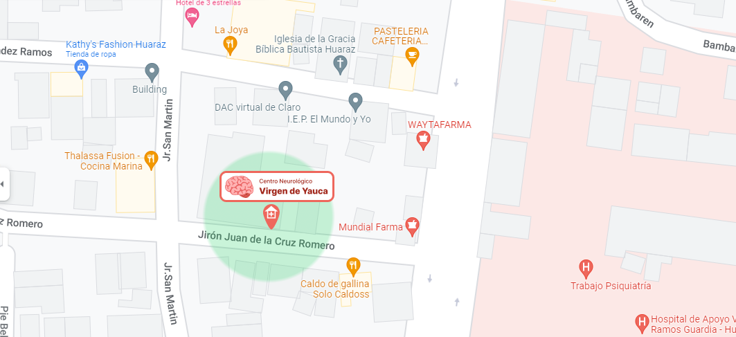 Mapa de ubicación del consultorio.